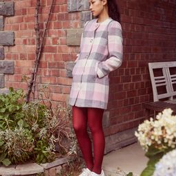 Crimsoune Club Women Checked Over Coats-image-43