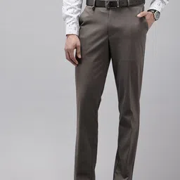 V Dot Men Urban Slim Skinny Fit Formal Trousers-image-25