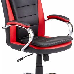 Muebles Casa MBC-09 Red & Black High Back Executive Chair-image-4