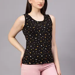 DIAZ Pack Of 3 Floral Printed Cotton Tank Top-picture-8