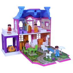 Toyzone Doll House with Furniture - Accessories  Color & Design  May Vary-image-7