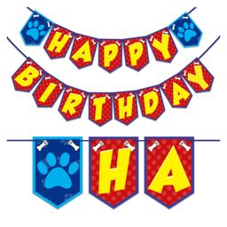 Wobbox Happy Birthday Banner, Paw Petrol Theme Decoration Items Multi Color -Pack Of 1-image-81