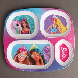 Superware Melamine  4 Section Plate - Barbie Angle-19