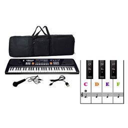 Fantasy India Electronic Digital Piano Keyboard 61 Keys- Multi-Function Portable Piano Keyboard Electronic Organ with Charging Function for Beginners- Chargeable With Piano Bag-4