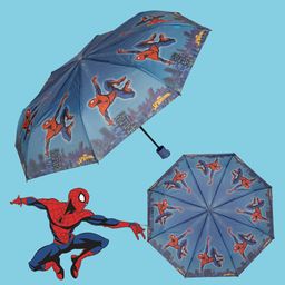 Marvel by Yellow Bee Spider Man Character Designed Umbrella - Blue-10