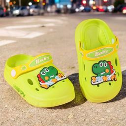 PASSION PETALS Perforated Clogs With Baby Dinosaur Charms - Mint Green-picture-11