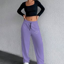 TABADTOD Women Striped Relaxed Loose Fit Easy Wash Trousers-image-14