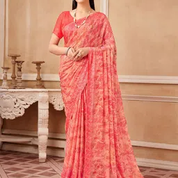 Mitera Poly Chiffon Bagru Saree-picture-9