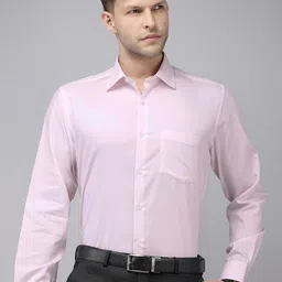 Van Heusen Custom Fit Opaque Pure Cotton Formal Shirt-picture-0