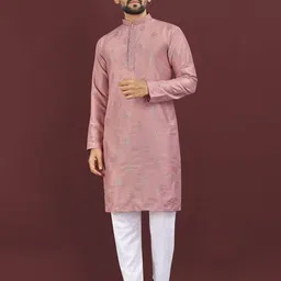 ATOXIC Men Pink Kurtas-picture-38
