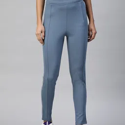 Marks & Spencer Women Blue Regular Fit Jeggings-image-36