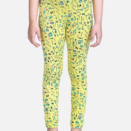 Naughty Ninos Girls Pack Of 2 Printed Ankle-Length Leggings-image-72