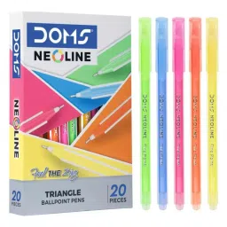 Doms Neoline Fine Blue Ball Pen (Pack of 1 Box)-image-31