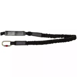 ISSAFE 44 mm Polyester Energy Absorber Shock Absorbing Lanyard and One Side Loop and Carabiner on the Other, ISF-62 (Pack of 5)-picture-29