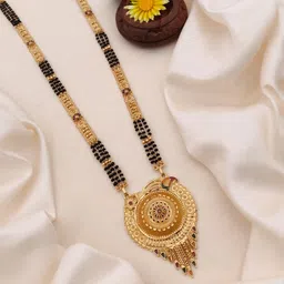 TKRB SALES Gold-Plated Artificial Beaded Mangalsutra-picture-47