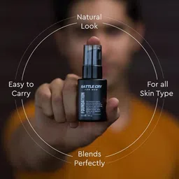 BATTLE CRY Men Foundation Enriched With Vitamin E 30 ml - Medium image 2