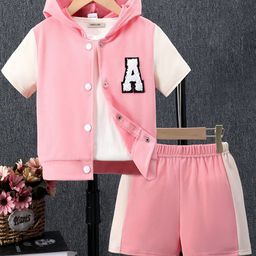 INCLUD Boys Hooded Shirt With Shorts-image-94