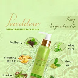 Pearldew Deep Cleansing Face Wash - 100 ml image 4