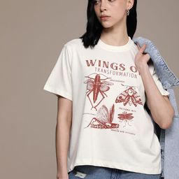 The Roadster Life Co. Printed Drop-Shoulder Sleeves Boxy T-shirt-image-74