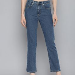 Levis Women 724 Straight Fit High-Rise Light Fade Stretchable Jeans-image-87