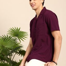 Mast & Harbour Self-Design Striped Casual Shirt-picture-26