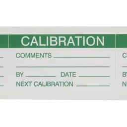 RS PRO Adhesive Pre-Printed Adhesive Label-Calibration-. Quantity: 30, 4454108 Bag of 30 Pcs-image-58