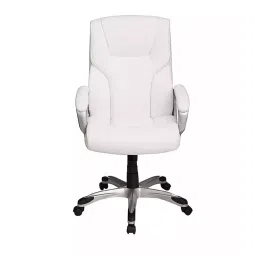 Ergonomica High Back Leatherette Office Revolving Chair/Manager Chair White, ER12-picture-25