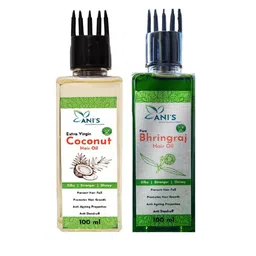 ANI'S Set Of 2 Coconut & Bhringraj Hair Oil For Strong & Silky Hairs - 100ml Each-9