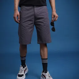 The Roadster Life Co. Men Pure Cotton Chino Shorts-picture-48