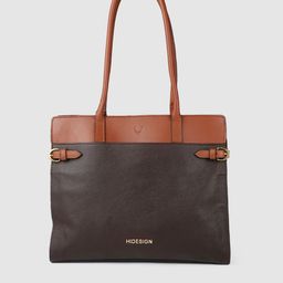 Hidesign Brown Leather Solid Shoulder Bag-29