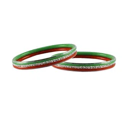 Vidhya Kangan Multi-Coloured Stainless Steel Bangles-image-63