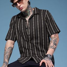 HERE&NOW Striped Regular Fit Shirt-picture-28