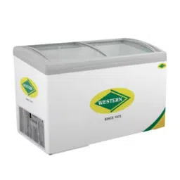 WESTERN Glass Top Deep Freezer 350 L Double Door 60 mm Polyurethane with 3 Baskets, F425GC23-picture-10