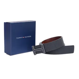 Tommy Hilfiger Men Textured Leather Reversible Belt-image-36