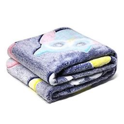Ji and Ja Glow in The Dark Blanket Printed Blankets Big Size Owl - Purple-13