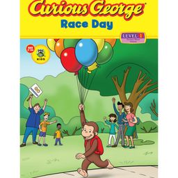 Curious George Race Day Cgtv Reader Story Book By H A Rey - English-56