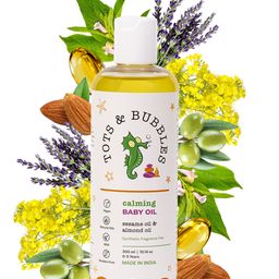 TOTS & BUBBLES Calming Baby Massage Oil - 300 ml-5