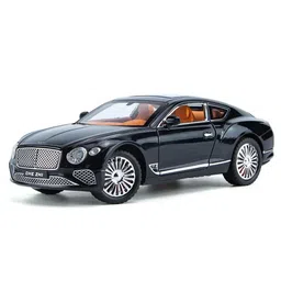 NIYAMAT Bentley Continental GT Diecast Toy Car 1:24 Scale Model,Pull Back Vehicles Alloy Simulation Supercar with Lights and Sound Car for Kids, Adult (Black)-picture-23