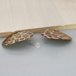 Niscka Gold-Plated Circular Shaped Studs image 5