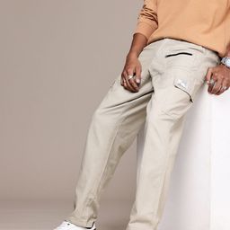 The Roadster Life Co. Men Relaxed Fit Cargos Trousers-image-89