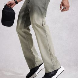 WROGN Men Bootcut Heavy Fade Stretchable Jeans-picture-4
