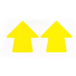 BRADY Floor Marking Tape Arrow Solid Yellow No Legend 2 x 2 inch x 4 mm, 6N800 (Pack of 100)-picture-10