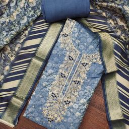 KALINI Printed Unstitched Dress Material-image-80