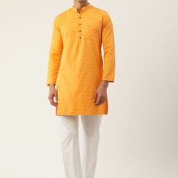 Peter England Men Navy Blue Kurta-picture-29