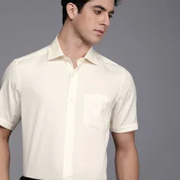 Louis Philippe Men Pure Cotton Slim Fit Formal Shirt-picture-14