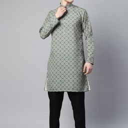 Luxrio Ethnic Motifs Printed Kurta-image-30