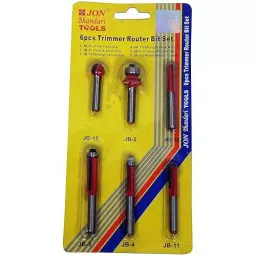 Jon Bhandari Router Trimmer Bit Set For Wood Working, FBA-RBS-3 (Set of 6)-25