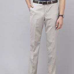 Park Avenue Men Textured Formal Trousers-image-66