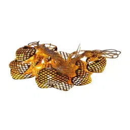 AK 15 Bulbs Heart Shape Golden Fairy Light for Decoration 3 m, HEART-11