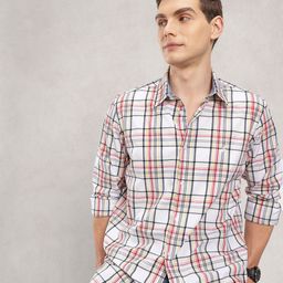 Nautica Pure Cotton Classic Fit Checked Casual Shirt-picture-26